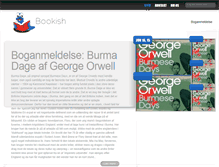 Tablet Screenshot of bookish.dk